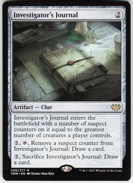 Investigator's Journal #258 NM