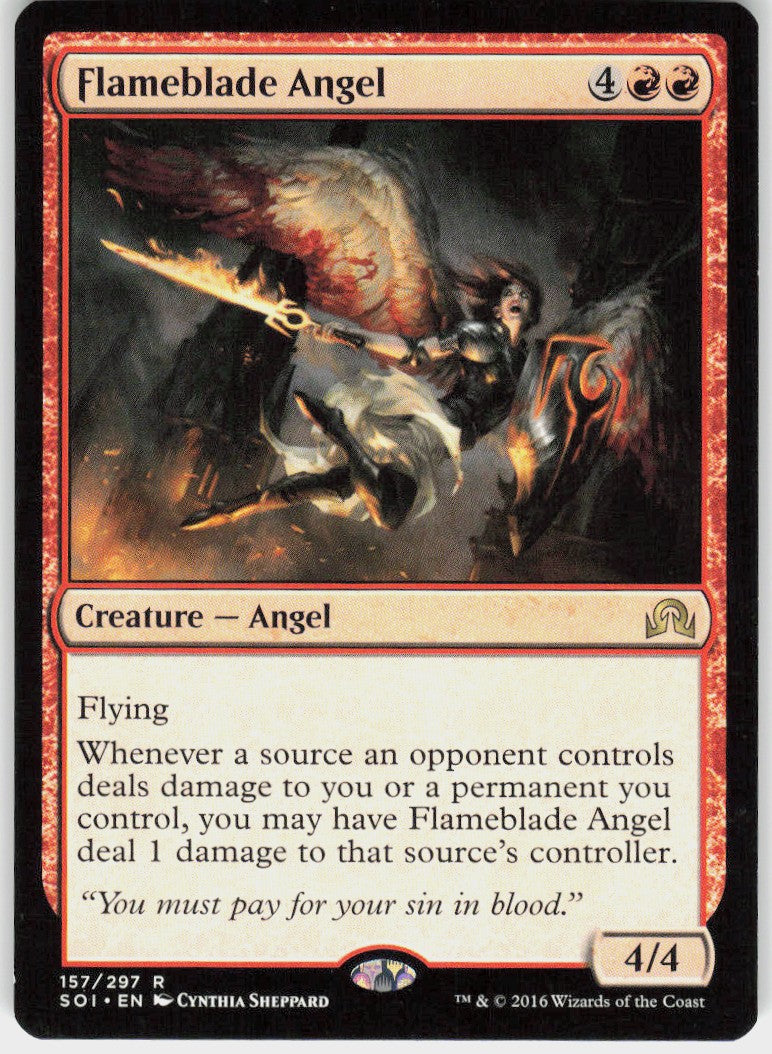 Flameblade Angel #157 NM