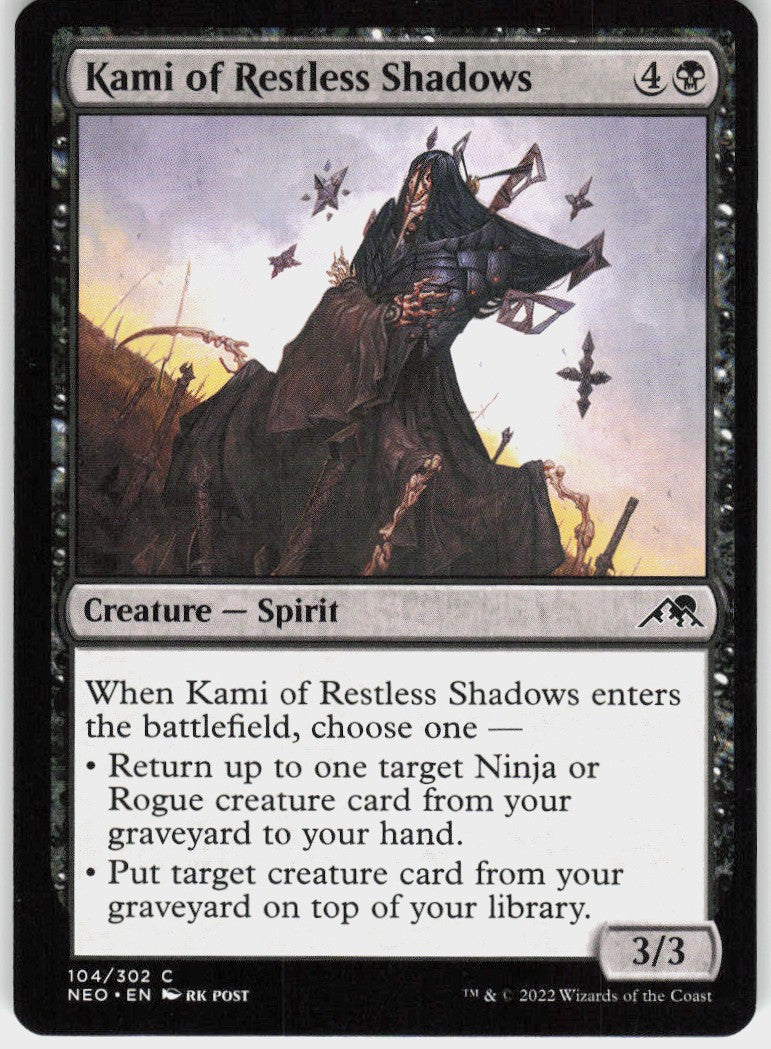 Kami of Restless Shadows #104 NM