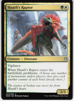 Huatli's Raptor #200 NM