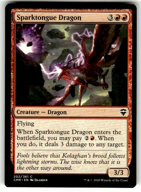 Sparktongue Dragon - Front