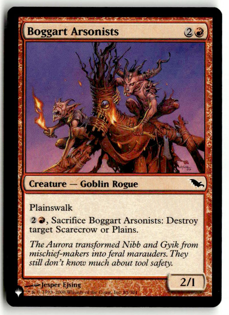 2008 Shadowmoor 85 Boggart Arsonists