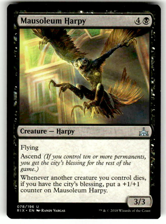 Mausoleum Harpy - Front