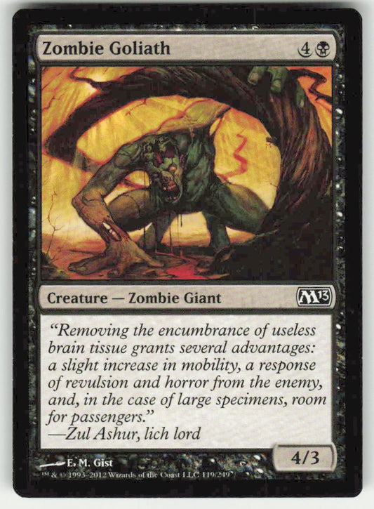 Zombie Goliath - Front