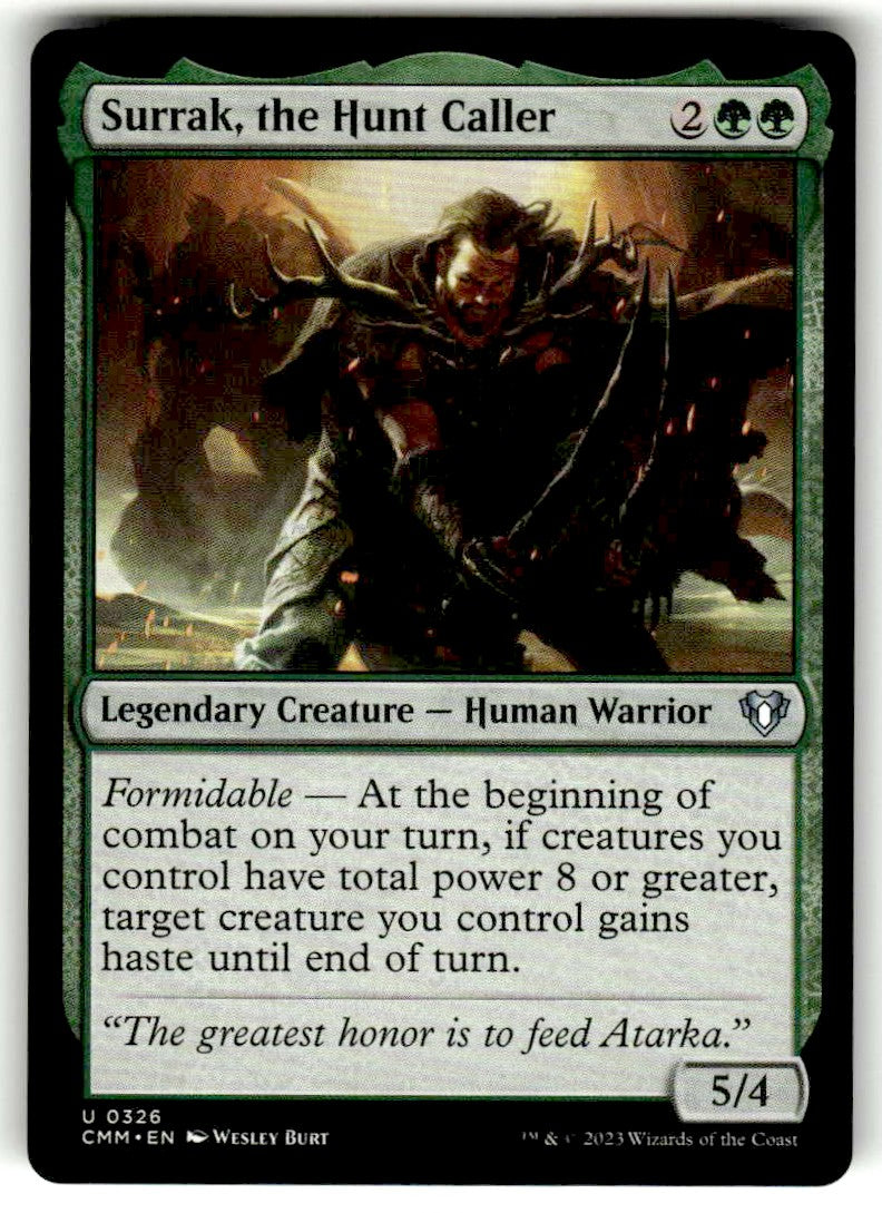 Surrak, the Hunt Caller - Front
