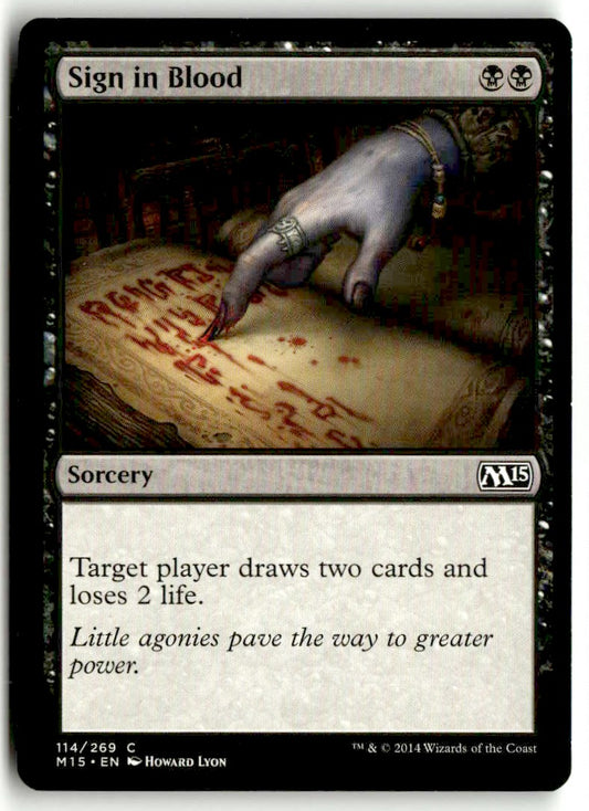 Sign in Blood - Front