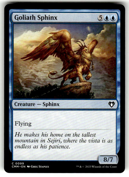 Goliath Sphinx - Front
