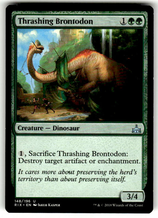 Thrashing Brontodon - Front