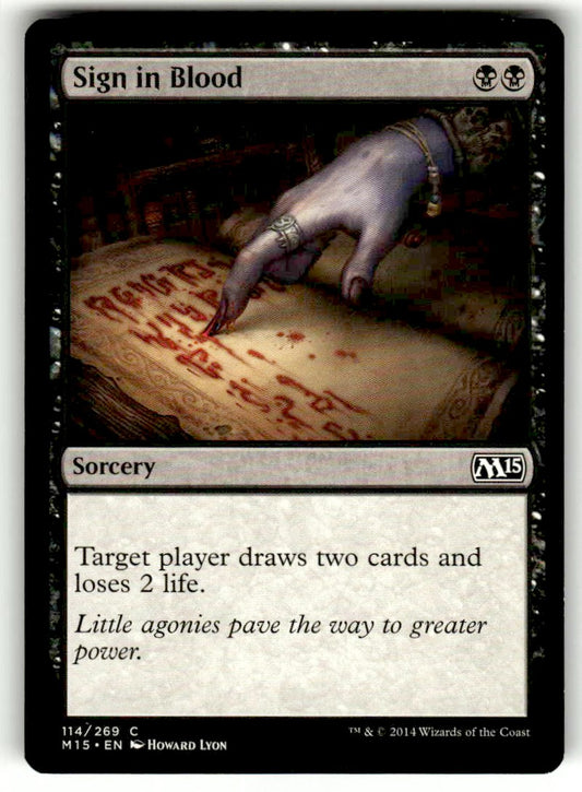 Sign in Blood - Front