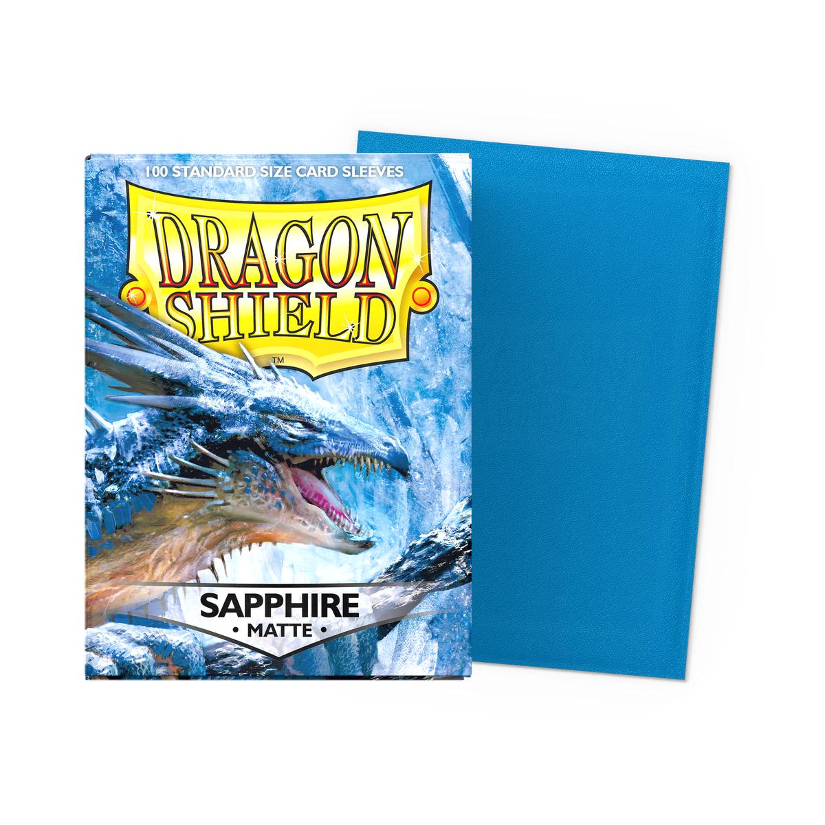 Dragon Shield Matte Sapphire Standard Card Sleeves - 100 Count - manufacturer product image