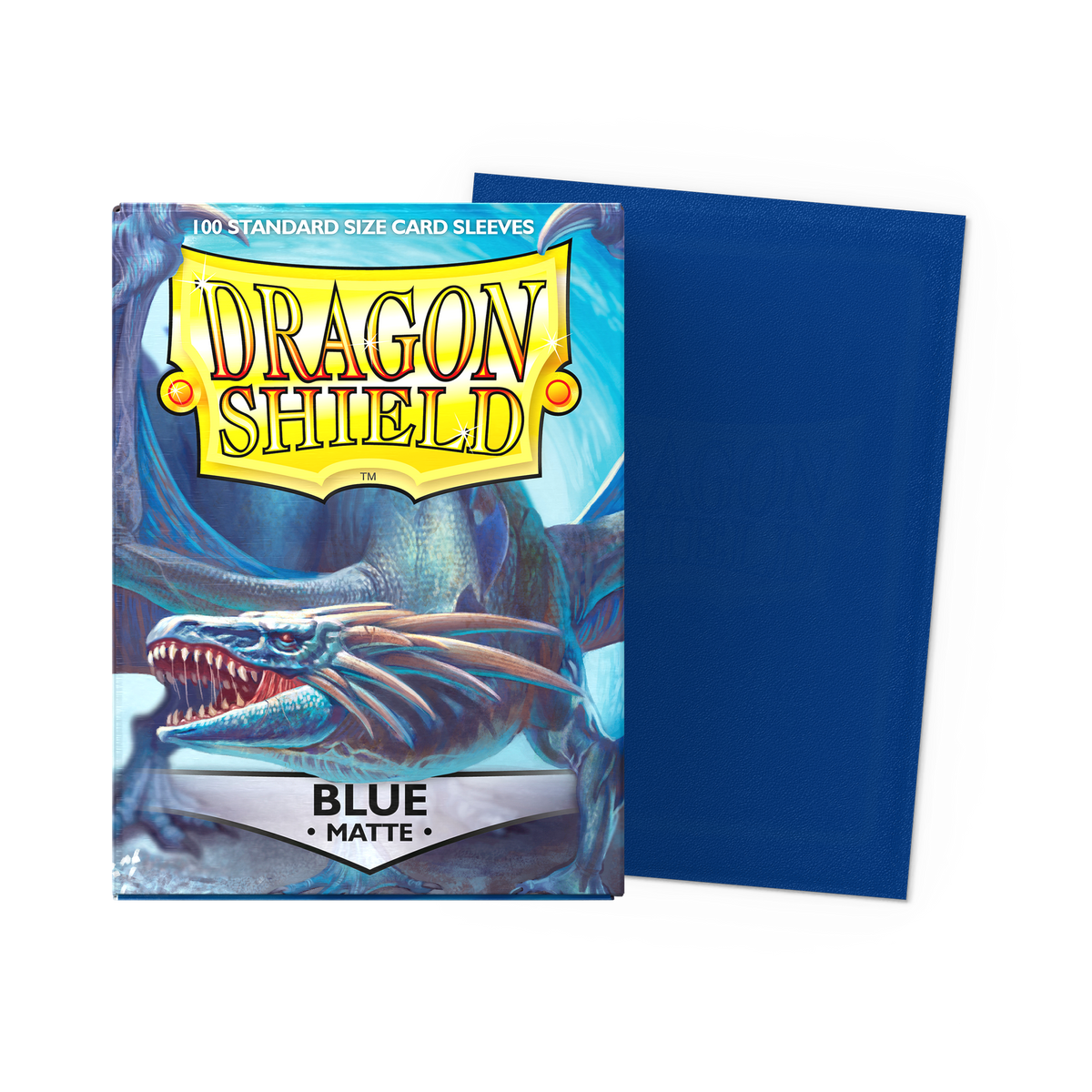 Dragon Shield Matte Blue Standard Card Sleeves - 100 Count - manufacturer product image