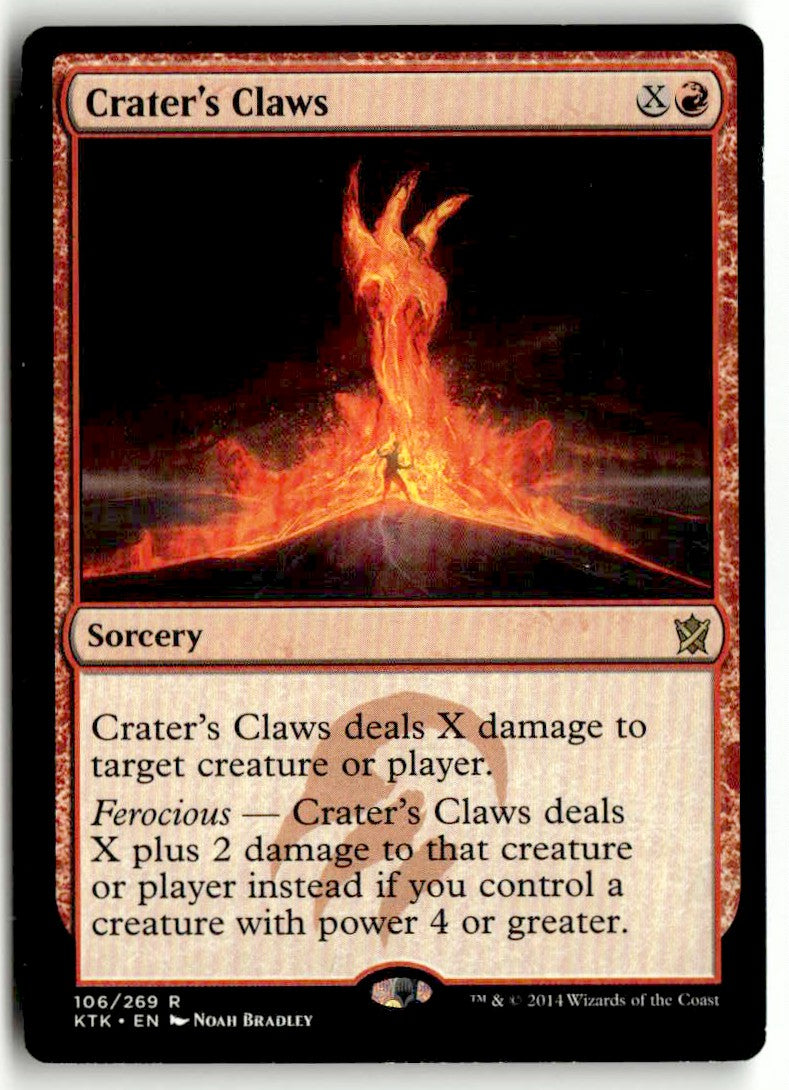 2014 Khans of Tarkir 106 Crater's Claws