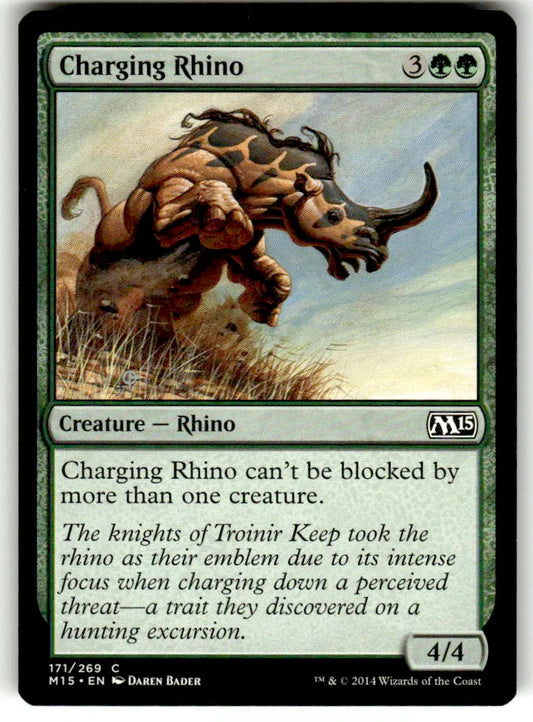 Charging Rhino - Front