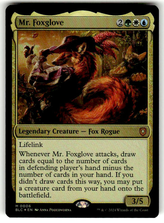 Mr. Foxglove - Front