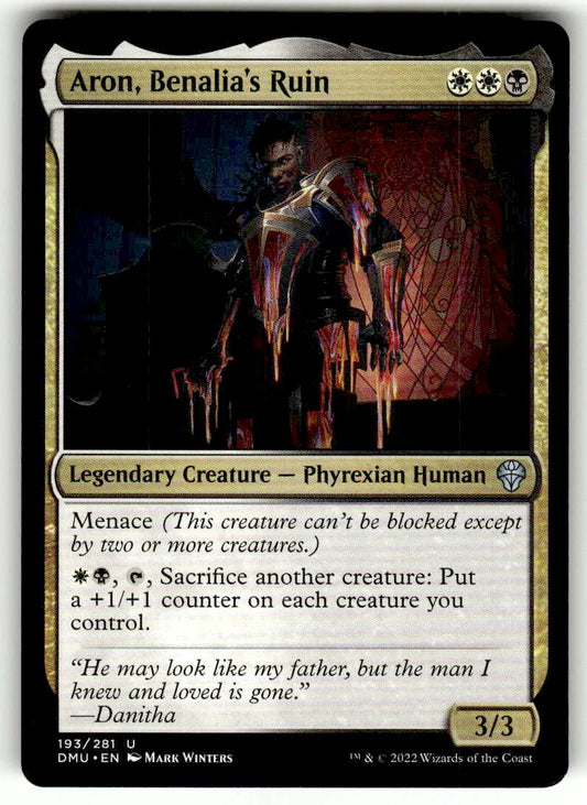 Aron, Benalia's Ruin - Front