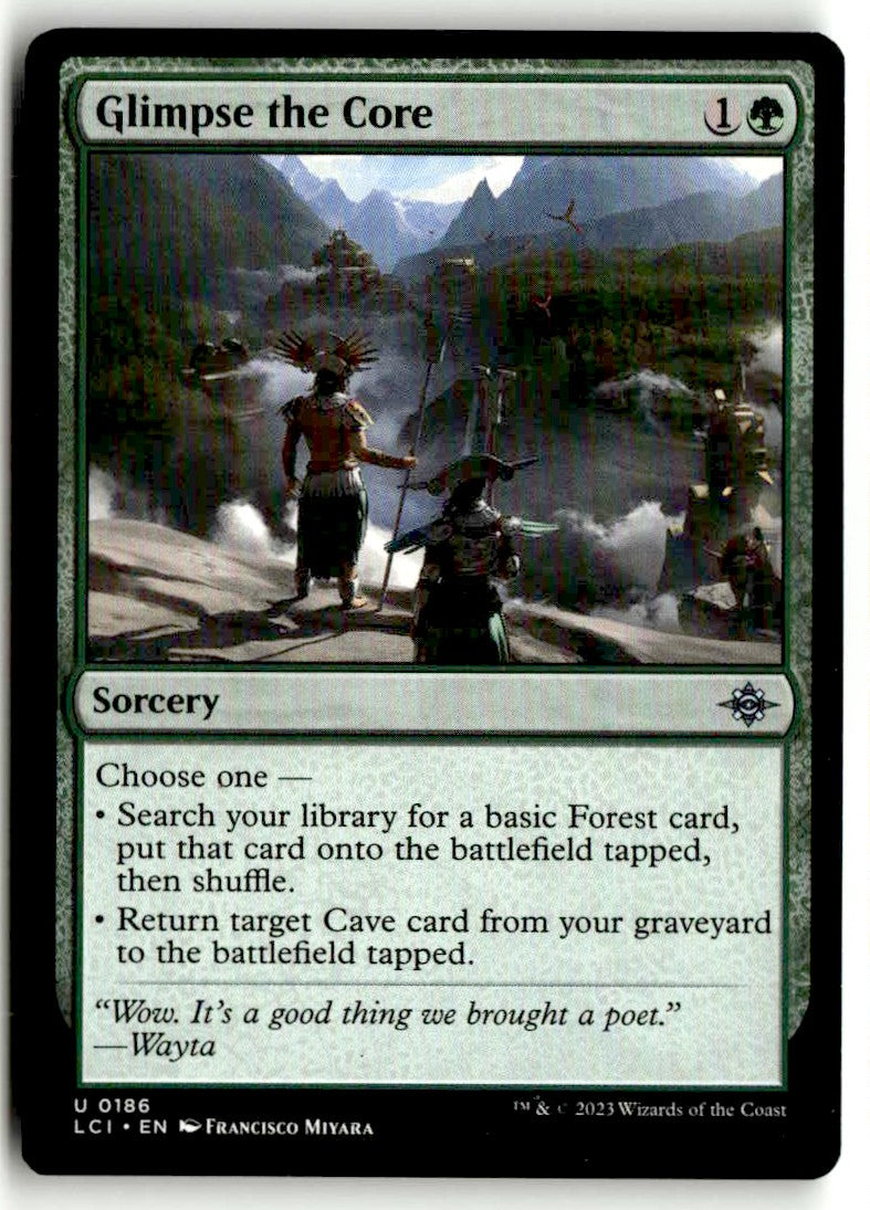 2023 The Lost Caverns of Ixalan 186 Glimpse the Core