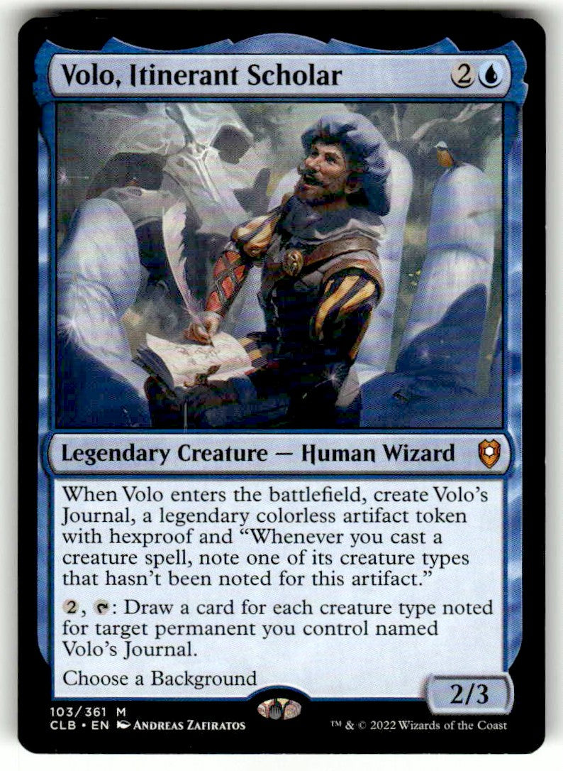 Volo, Itinerant Scholar - Front