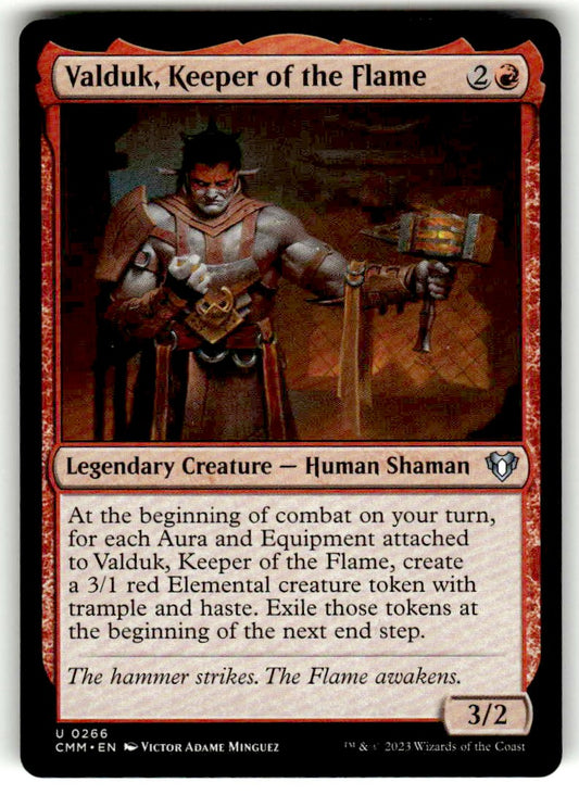 Valduk, Keeper of the Flame - Front