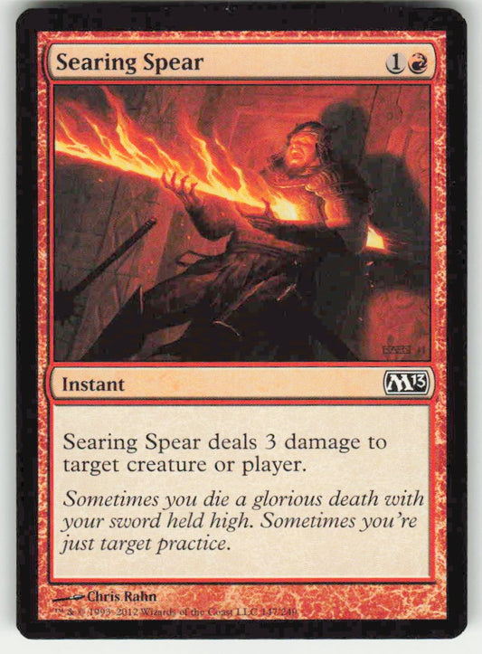 Searing Spear - Front