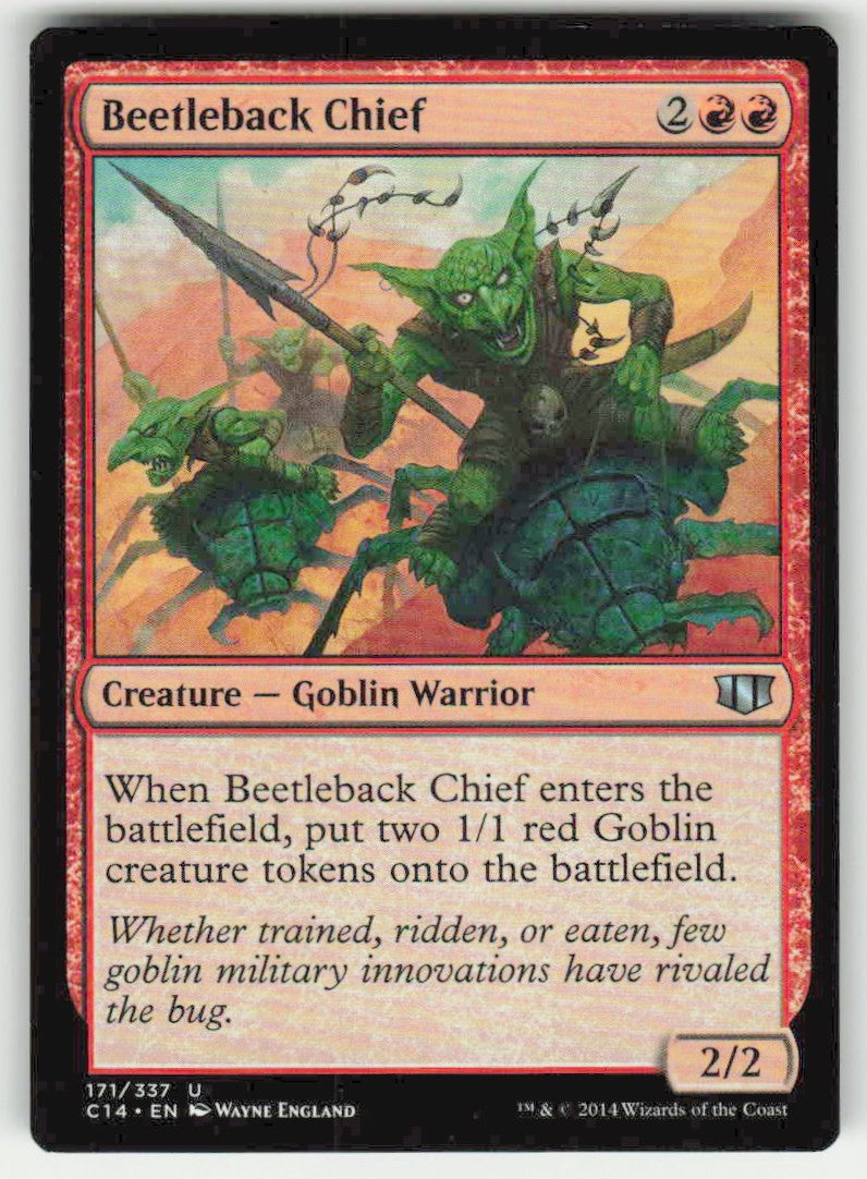 Beetleback Chief - Front