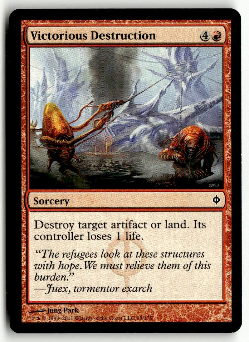 2011 New Phyrexia 99 Victorious Destruction