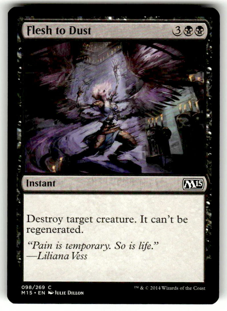 Flesh to Dust - Front