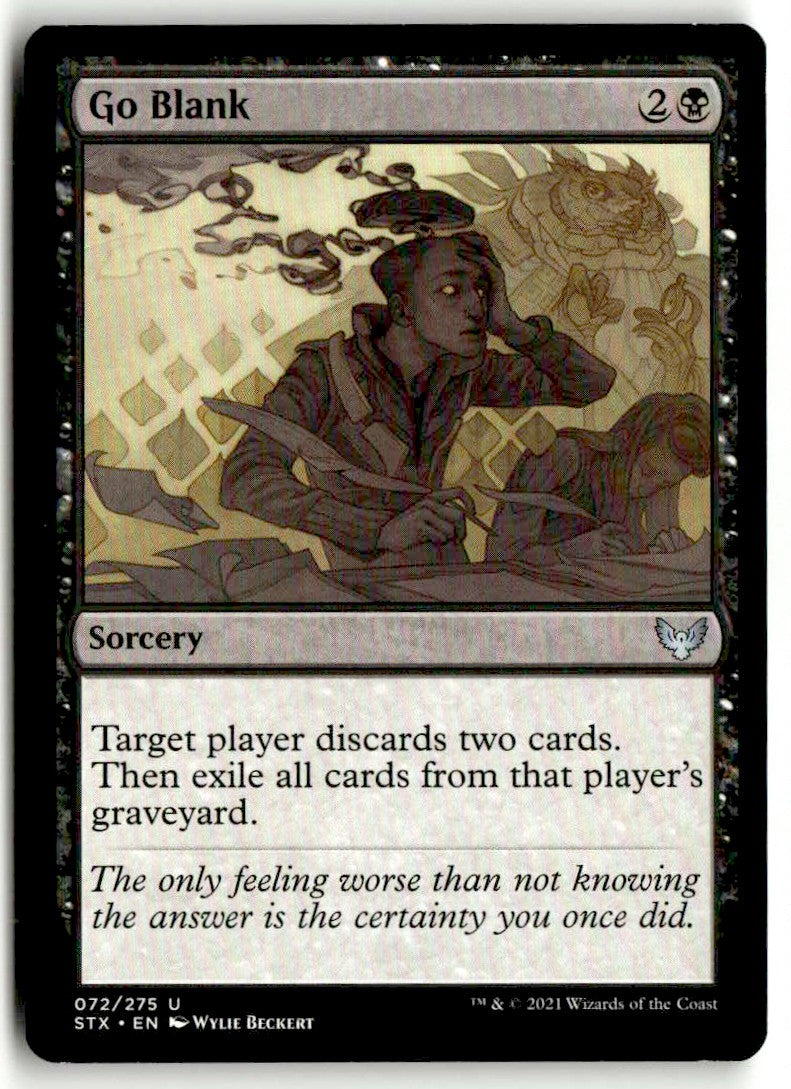 2021 Strixhaven: School of Mages 72 Go Blank