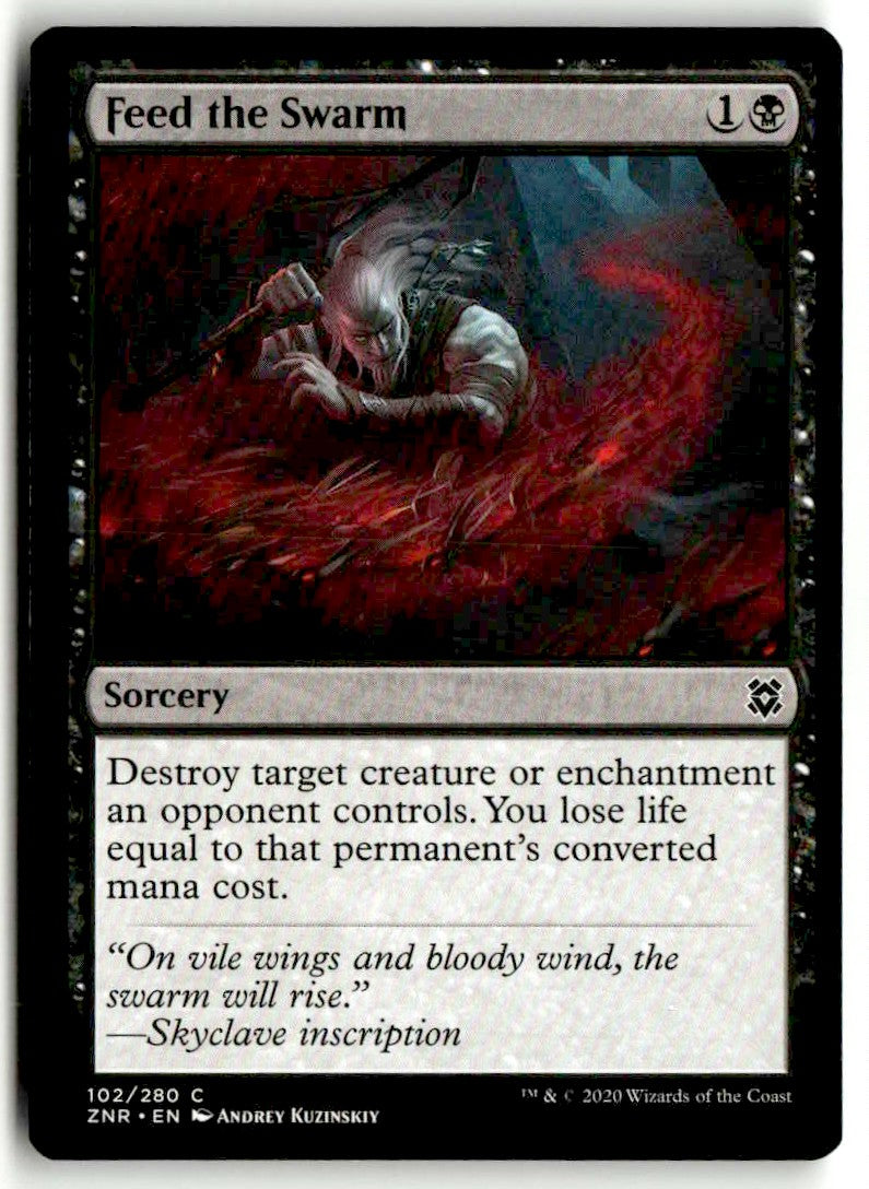 2020 Zendikar Rising 102 Feed the Swarm
