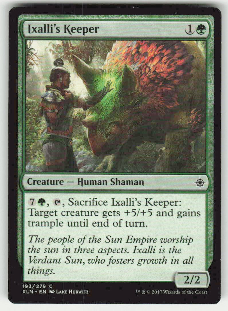 Ixalli's Keeper - Front